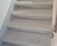 Betonlépcső felcsiszolás után