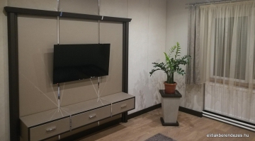 Dekoratív TV fal (Székesfehérvár)