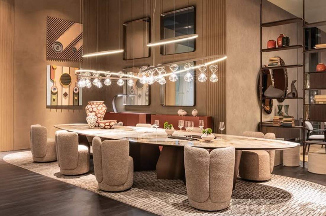 Cattelan Italia luxus enteriőr inspiráció a Salone del Mobile 2026 kiállításon