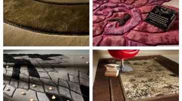 Design és klasszikus szőnyeg a lakásban