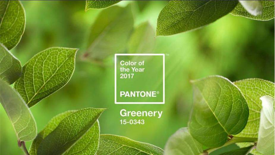 2017 színe a lakberendezésben a Greenery